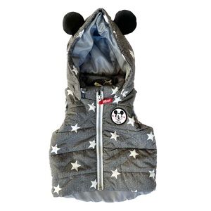 H&M Mickey Mouse Star Puffer Vest Size 4-6 Months